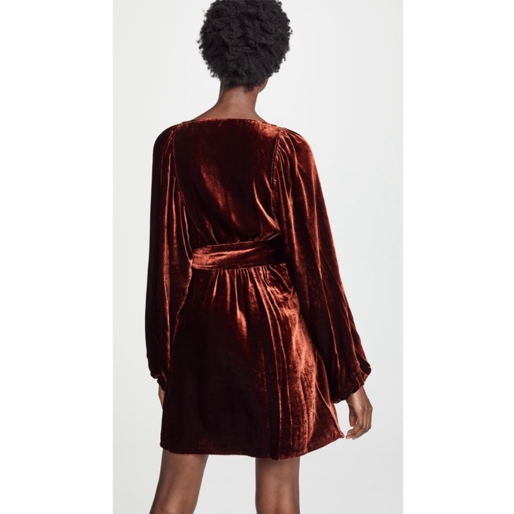 A.L.C. Carlo Velvet Silk Blend Wrap Dress!! 🌟 - Picture 7 of 7